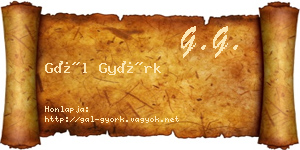Gál Györk névjegykártya