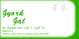 gyork gal business card